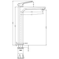 Товар: Смеситель для раковины Raglo R51.15.09 Графит матовый - фото 2 Смеситель для раковины Raglo R51.15.09 Графит матовый — фото 2, Смесители для раковины