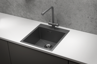 Товар: Granula-4600, ГРАФИТ МАТОВЫЙ, стальная кухонная мойка - фото 2 Granula-4600, ГРАФИТ МАТОВЫЙ, стальная кухонная мойка — фото 2, Кухонные мойки