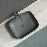 Раковина-чаша Ceramicanova Element 51 CN6052MDH Темный антрацит матовый — фото 4, Раковины накладные