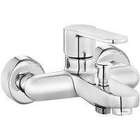 Смеситель для ванны E.C.A. Nita 102102475EX Хром — фото 1, Смеситель для ванны