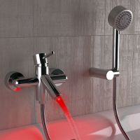 Смеситель для ванны Remer Minimal NR022 Хром — фото 4, Смеситель для ванны