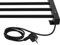 Электрический полотенцесушитель Energy Relo 800x500 EETR0RELO08050R905M Черный матовый — фото 6, Электрические полотенцесушители