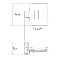 Leine K-5029WHITE Мыльница — фото 4, Мыльницы
