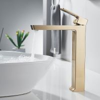 Смеситель для раковины Rose R18G R1811G-1 Золото матовое — фото 8, Смесители для раковины