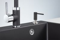 Granula-018 D, ШВАРЦ (чёрный металлик), ДОЗАТОР КУХОННЫЙ — фото 1, Дозаторы для кухонных моек