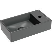 Раковина Ceramicanova Element 41 L CN6051LMDH Темный антрацит матовый — фото 2, Мини-раковины