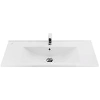 Раковина Creavit Su 100 SU100-00CB00E-0000 Белая — фото 1, Раковины подвесные