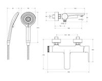 Товар: Смеситель для ванны и душа в комплекте с ручным душем, шлангом и держателем CEZARES LUX-VD-01 - фото 10 Смеситель для ванны и душа в комплекте с ручным душем, шлангом и держателем CEZARES LUX-VD-01 — фото 10, Смеситель для ванны