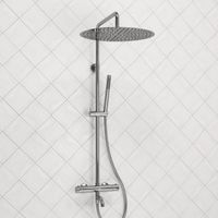 A188.117.137.087.CH Thermo Душевой комплект с термостатическим смесителем — фото 1, Душевые стойки