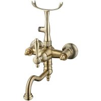 Смеситель для ванны Caprigo Fonte 12-511-vot Бронза — фото 1, Смеситель для ванны