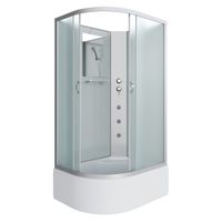 Душевая кабина Niagara Classic NG-2310-14RBKG (120х80х200) высокий поддон(40см),стекло матовое,4 мес — фото 1, Душевые кабины