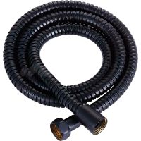 Душевой шланг Haiba HB42-7 Черный матовый — фото 1, Комплектующие для душевого оборудования