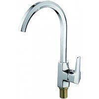 Смеситель для кухни Accoona H114 A44114 Хром — фото 1, Смесители для кухни