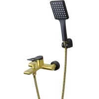 Смеситель для ванны Bronze de Luxe Element EL03GB Золото Черный матовый — фото 1, Смеситель для ванны