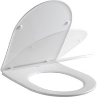 AQ0204-00 крышка-сиденье для унитаза AQ2004, белая — фото 1, Унитазы, биде и писсуары. Крышки для унитазов