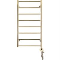 Электрический полотенцесушитель Domoterm Медея П8 400x800 ER Золото — фото 1, Электрические полотенцесушители