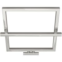 Водяной полотенцесушитель Сунержа Штиль EU50+ 530х530 00-0256-5353 Хром — фото 5, Водяные полотенцесушители