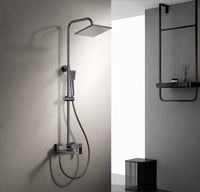 Душевая система Belz B613-3 B24613-3 Вороненая сталь — фото 2, Душевые системы