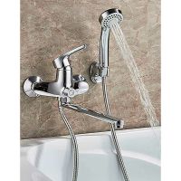 Смеситель для ванны Ledeme H25 2225L универсальный Хром — фото 2, Для душа и ванны