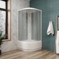 Товар: Душевая кабина Parly Effect 100x100 EF1021 9369 без гидромассажа - фото 2 Душевая кабина Parly Effect 100x100 EF1021 9369 без гидромассажа — фото 2, Душевые кабины