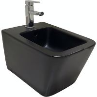 Биде CeramaLux NS5370MB подвесное Черное матовое — фото 1, Биде