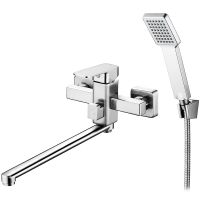 Смеситель для ванны G-Lauf NEB7-B123 универсальный Хром — фото 1, Смеситель для ванны