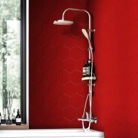 Душевая система Dorff Prime D0740000 Хром — фото 3, Душевые стойки