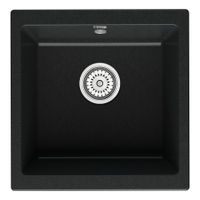 Мойка кухонная Point Бату 45 PN3008B, черный — фото 1, Кухонные мойки