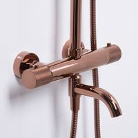 A18301 Thermo Душевой комплект с термостатическим смесителем — фото 8, Душевые стойки