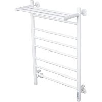 Электрический полотенцесушитель Comfysan Luce EC-8 80x50 015534 с полкой Белый матовый — фото 1, Электрические полотенцесушители