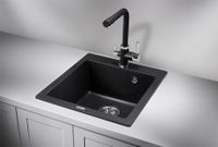 Товар: Granula-4651, ЧЁРНЫЙ, кухонная мойка, кварц - фото 2 Granula-4651, ЧЁРНЫЙ, кухонная мойка, кварц — фото 2, Кухонные мойки
