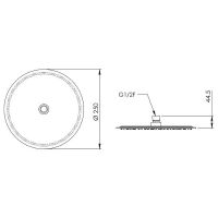 Товар: Верхний душ Remer SS357UFM25X Нержавеющая сталь - фото 2 Верхний душ Remer SS357UFM25X Нержавеющая сталь — фото 2, Верхние души