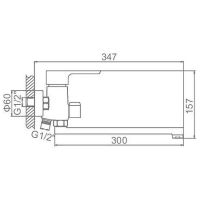 Товар: Смеситель для ванны Ledeme H54 2254L универсальный Хром - фото 2 Смеситель для ванны Ledeme H54 2254L универсальный Хром — фото 2, Для душа и ванны