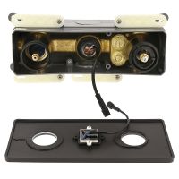 Душевая система ALMAes Tiber TVZ-8805 с термостатом Черная матовая — фото 6, Душевые системы