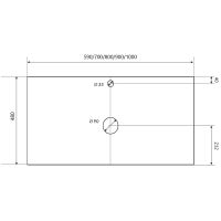 Столешница под раковину 1MarKa Loft 60 Ц0000021559 Черная — фото 4, Столешницы под раковину