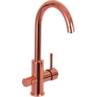 Смеситель для кухни Remer Minimal N792DWRL Медь глянцевая — фото 1, Смесители для кухни