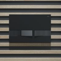 Товар: Клавиша смыва Iddis Unifix UNI06BCi77 Черная матовая Хром - фото 5 Клавиша смыва Iddis Unifix UNI06BCi77 Черная матовая Хром — фото 5, Кнопки смыва