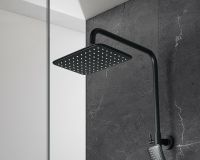 Душевая система Lemark Tropic Черный арт-LM7002BL — фото 5, Душевые стойки