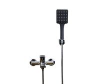 Смеситель для ванны Bronze de Luxe Element EL03CB Хром Черный матовый — фото 5, Для душа и ванны