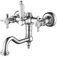 Смеситель для ванны Caprigo Bristol 21-518-crm Хром — фото 1, Смеситель для ванны