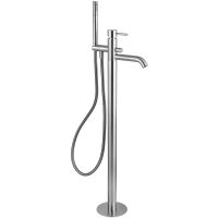 Смеситель для ванны Remer X-Style X08XV Сталь — фото 1, Для душа и ванны