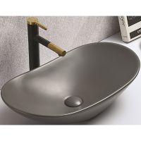 Раковина-чаша CeramaLux 61 7811AMDH-2 Серая — фото 1, Раковины