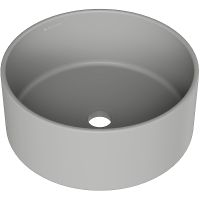 Раковина-чаша Aqueduto Espiral 40 ESP0130 Серая матовая — фото 1, Раковины накладные
