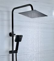 Товар: Душевая система Bond B02-9488 Черная матовая - фото 3 Душевая система Bond B02-9488 Черная матовая — фото 3, Душевые системы