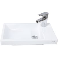 Раковина Creavit Elmas 50 TP026-00CB00E-0000 Белая — фото 1, Мини-раковины