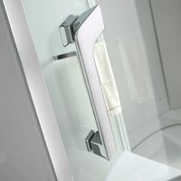 Душевая кабина Orans 150x100 L 89102lw с баней профиль Белый задние стенки Белые — фото 7, Душевые кабины