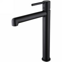 Смеситель для раковины Iddis Aiger AIGBL01i01 Черный матовый — фото 1, Смесители для раковины