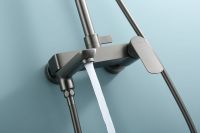 Душевая система Raglo R03.24.09 Графит матовый — фото 2, Душевые стойки