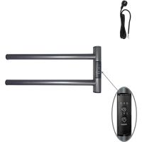 Электрический полотенцесушитель Маргроид Cook 190х110 Cook-1840-1049-7024R правый Графитовый серый — фото 1, Электрические полотенцесушители