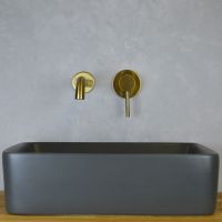 Раковина-чаша Bronze de Luxe 48 1010-GM Серая матовая — фото 3, Раковины накладные